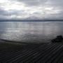bord du lac, ciel mouvement